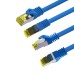 1aTTack.de Cat.7 Netzwerkkabel 0,5m 5 Farben 5 Stück Cat7 Ethernetkabel Netzwerk LAN Kabel Rohkabel 10 Gb s SFTP PIMF LSZH Set Patchkabel mit Rj 45 Stecker Cat.6a