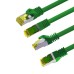 1aTTack.de Cat.7 Netzwerkkabel 0,5m 5 Farben 5 Stück Cat7 Ethernetkabel Netzwerk LAN Kabel Rohkabel 10 Gb s SFTP PIMF LSZH Set Patchkabel mit Rj 45 Stecker Cat.6a