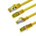 1aTTack.de Cat.7 Netzwerkkabel 0,5m 5 Farben 5 Stück Cat7 Ethernetkabel Netzwerk LAN Kabel Rohkabel 10 Gb s SFTP PIMF LSZH Set Patchkabel mit Rj 45 Stecker Cat.6a