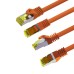 1aTTack.de Cat.7 Netzwerkkabel 0,5m 5 Farben 5 Stück Cat7 Ethernetkabel Netzwerk LAN Kabel Rohkabel 10 Gb s SFTP PIMF LSZH Set Patchkabel mit Rj 45 Stecker Cat.6a