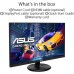 ASUS Eye Care VA24EHF - 24 Zoll Full HD Monitor - Rahmenlos, Flicker-Free, Blaulichtfilter, Adaptive-Sync - 1ms MPRT, 100 Hz, 16:9 IPS Panel, 1920x1080 - HDMI, Schwarz