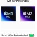 Apple 2023 MacBook Pro Laptop M3 Pro Chip mit 11‑Core CPU, 14‑Core GPU: 14,2" Liquid Retina XDR Display, 18 GB gemeinsamer Arbeitsspeicher, 512 GB SSD Speicher. Funktioniert mit iPhone, Space Schwarz