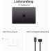 Apple 2023 MacBook Pro Laptop M3 Pro Chip mit 11‑Core CPU, 14‑Core GPU: 14,2" Liquid Retina XDR Display, 18 GB gemeinsamer Arbeitsspeicher, 512 GB SSD Speicher. Funktioniert mit iPhone, Space Schwarz