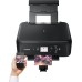 Canon PIXMA TS5150 Drucker Farbtintenstrahl Multifunktionsgerät DIN A4 (Scanner, Kopierer, Farbdisplay, 4.800 x 1.200 dpi, USB, WLAN, Duplexdruck, 2 Papierzuführungen) schwarz