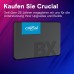 Crucial BX500 SATA SSD 1TB, 2,5" Interne SSD Festplatte, bis zu 540MB/s, 1TB SSD kompatibel mit Laptop und Desktop (PC), 3D NAND, Dynamische Schreibbeschleunigung - CT1000BX500SSD101