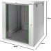 DIGITUS Netzwerk-Schrank 19 zoll 9 HE - Wandmontage - 450 mm Tiefe - Traglast 60 kg - Dynamic Basic - Glastür - Grau