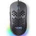 Dierya ×TMKB M1SE Gaming Maus mit 12800 DPI Optischer Sensor,Gaming Mouse 6 Programmierbare Tasten,Anpassbares RGB,Ergonomische PC Mouse-Weiß