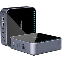 DreamQuest Mini PC Windows 11 16GB RAM 512GB M.2 SSD Intel N95 (bis zu 3.4Ghz) Micro Desktop Computer mit 4K HDMI/2x LAN/WiFi 5/Bluetooth4.2/USB3.2 für Office Business Klein PC Besser als N5105