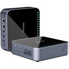 DreamQuest Mini PC Windows 11 16GB RAM 512GB M.2 SSD Intel N95 (bis zu 3.4Ghz) Micro Desktop Computer mit 4K HDMI/2x LAN/WiFi 5/Bluetooth4.2/USB3.2 für Office Business Klein PC Besser als N5105