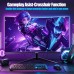 Gawfolk Curved Monitor 27 Zoll 100Hz, PC Bildschirm mit Lautsprecher 1080P, 1800R 75Hz Computerbildschirm mit Eye Care Technologie HDMI VGA, unterstützt VESA