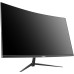 Gawfolk Curved Monitor 27 Zoll 100Hz, PC Bildschirm mit Lautsprecher 1080P, 1800R 75Hz Computerbildschirm mit Eye Care Technologie HDMI VGA, unterstützt VESA