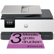 HP OfficeJet Pro 8122e Multifunktionsdrucker, 30€ Cashback, 3 Monate gratis drucken mit HP Instant Ink inklusive, HP+, Drucker, Scanner, Kopierer, Fax, WLAN, LAN, Duplex, HP ePrint, Airprint, Basalt