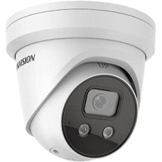 Hikvision DS-2CD2386G2-ISU/SL(2.8mm)(C) Turret Überwachungskamera mit 8 Megapixel, bis zu 30m Beleuchtung, professionelle Überwachungskamera, Acusense Kamera mit Fehlalarmfilter, 1 Stück (1er Pack)