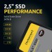 Intenso Interne 2,5" SSD SATA III Top, 512 GB, 550 MB/Sekunden, Schwarz