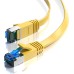 JAMEGA - 5m CAT 7 Netzwerkkabel Gigabit Ethernet Lan Kabel in blau | 10000 Mbit s | Patchkabel Cat.7 Rohkabel S FTP PIMF Schirmung mit RJ45 Stecker | Switch Router Modem Access Point