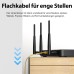 JAMEGA - 5m CAT 7 Netzwerkkabel Gigabit Ethernet Lan Kabel in blau | 10000 Mbit s | Patchkabel Cat.7 Rohkabel S FTP PIMF Schirmung mit RJ45 Stecker | Switch Router Modem Access Point