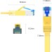 JAMEGA - 5m CAT 7 Netzwerkkabel Gigabit Ethernet Lan Kabel in blau | 10000 Mbit s | Patchkabel Cat.7 Rohkabel S FTP PIMF Schirmung mit RJ45 Stecker | Switch Router Modem Access Point