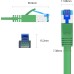 JAMEGA - 5m CAT 7 Netzwerkkabel Gigabit Ethernet Lan Kabel in blau | 10000 Mbit s | Patchkabel Cat.7 Rohkabel S FTP PIMF Schirmung mit RJ45 Stecker | Switch Router Modem Access Point