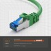 JAMEGA - 5m CAT 7 Netzwerkkabel Gigabit Ethernet Lan Kabel in blau | 10000 Mbit s | Patchkabel Cat.7 Rohkabel S FTP PIMF Schirmung mit RJ45 Stecker | Switch Router Modem Access Point