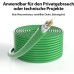 JAMEGA - 5m CAT 7 Netzwerkkabel Gigabit Ethernet Lan Kabel in blau | 10000 Mbit s | Patchkabel Cat.7 Rohkabel S FTP PIMF Schirmung mit RJ45 Stecker | Switch Router Modem Access Point