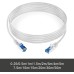 JAMEGA - 5m CAT 7 Netzwerkkabel Gigabit Ethernet Lan Kabel in blau | 10000 Mbit s | Patchkabel Cat.7 Rohkabel S FTP PIMF Schirmung mit RJ45 Stecker | Switch Router Modem Access Point