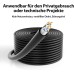 JAMEGA - 5m CAT 7 Netzwerkkabel Gigabit Ethernet Lan Kabel in blau | 10000 Mbit s | Patchkabel Cat.7 Rohkabel S FTP PIMF Schirmung mit RJ45 Stecker | Switch Router Modem Access Point