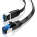 JAMEGA - 5m CAT 7 Netzwerkkabel Gigabit Ethernet Lan Kabel in blau | 10000 Mbit s | Patchkabel Cat.7 Rohkabel S FTP PIMF Schirmung mit RJ45 Stecker | Switch Router Modem Access Point