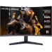 KOORUI Curved Monitor - 23.6 Zoll FHD Curved Computer Monitor, VA-Panel, 60Hz, Krümmung 1800R, Neigungsverstellung, Augenpflege, HDMI, VGA Gaming Monitor, Schwarz 24N5C