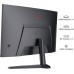 KOORUI Curved Monitor - 23.6 Zoll FHD Curved Computer Monitor, VA-Panel, 60Hz, Krümmung 1800R, Neigungsverstellung, Augenpflege, HDMI, VGA Gaming Monitor, Schwarz 24N5C