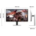 Samsung Odyssey G80SD OLED Gaming Monitor, 32 Zoll, 4K AI Upscaling, UHD Bildschirm, 3.840 x 2.160, Bildwiederholrate 240 Hz, Reaktionszeit 0,03 ms (G/G), AMD FreeSync Premium Pro, LS32DG800SUXEN