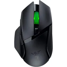 Razer Basilisk V3 X HyperSpeed - Anpassbare kabellose Gaming-Maus (Ergonomische Form mit 9 anpassbaren Bedienelementen, HyperSpeed Wireless, Bluetooth, 5G Advanced 18K Optical Sensor) Schwarz