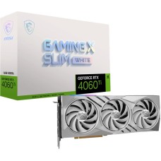 16GB MSI GeForce RTX 4060 Ti Gaming X Slim White Aktiv PCIe 4.0 x16 (x8) (Retail)