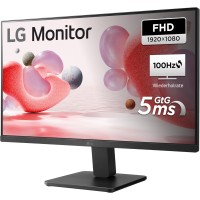 LG Full HD Monitor 24MR400-B.AEUQ - 24 Zoll, IPS Panel, FreeSync, VESA FDMI, 100Hz, Schwarz