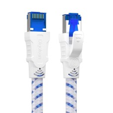 Lan Kabel Netzwerkkabel Cat 8, Ethernet Kabel 1m 2m 3m 5meter 10meter 15meter 20meter 30meter, 40Gbps 2000 MHz Gigabit F/FTP Patchkabel mit rj45 Stecker für Ps5, Laptop, Schneller als Cat 7 (1 m)