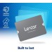 Lexar NM790 2TB Interne SSD, M.2 2280 PCIe Gen4x4 NVMe 1.4 , Bis zu 7400MB/s Lesen, 6500MB/s Schreiben, Solid-State-Laufwerk für PS5, PC, Laptop und Gamer (LNM790X002T-RNNNG)