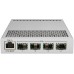 MikroTik CRS305-1G-4S+in Netzwerk-Switch Managed Gigabit Ethernet (10/100/1000) Ethernet-Verbindung, unterstützt Stromversorgung über diesen Port (PoE) Weiß