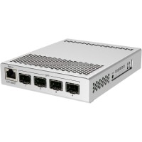 MikroTik CRS305-1G-4S+in Netzwerk-Switch Managed Gigabit Ethernet (10/100/1000) Ethernet-Verbindung, unterstützt Stromversorgung über diesen Port (PoE) Weiß