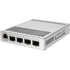 MikroTik CRS305-1G-4S+in Netzwerk-Switch Managed Gigabit Ethernet (10/100/1000) Ethernet-Verbindung, unterstützt Stromversorgung über diesen Port (PoE) Weiß