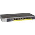 NETGEAR GS108GE LAN Switch 8 Port Netzwerk Switch (Plug-and-Play Gigabit Switch LAN Splitter, LAN Verteiler, Ethernet Hub, lüfterloses Metallgehäuse, ProSAFE Lifetime-Garantie), Blau