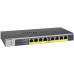 NETGEAR GS108GE LAN Switch 8 Port Netzwerk Switch (Plug-and-Play Gigabit Switch LAN Splitter, LAN Verteiler, Ethernet Hub, lüfterloses Metallgehäuse, ProSAFE Lifetime-Garantie), Blau