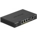 NETGEAR GS305P PoE Switch 4 Port Gigabit Ethernet LAN Switch PoE+ 63W (5 Ports Plug-and-Play Netzwerk Switch PoE, lüfterlos, robustes Metallgehäuse)