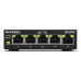 NETGEAR GS305P PoE Switch 4 Port Gigabit Ethernet LAN Switch PoE+ 63W (5 Ports Plug-and-Play Netzwerk Switch PoE, lüfterlos, robustes Metallgehäuse)