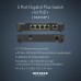 NETGEAR GS305P PoE Switch 4 Port Gigabit Ethernet LAN Switch PoE+ 63W (5 Ports Plug-and-Play Netzwerk Switch PoE, lüfterlos, robustes Metallgehäuse)