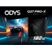 ODYS i27 Monitor - 27-Zoll-Bildschirm im rahmenlosen Design, Full HD, 100 Hz, mit HDR, IPS Panel, FreeSync, HDMI, USB-C, 3,5mm Audio