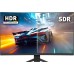 ODYS i27 Monitor - 27-Zoll-Bildschirm im rahmenlosen Design, Full HD, 100 Hz, mit HDR, IPS Panel, FreeSync, HDMI, USB-C, 3,5mm Audio