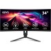 ODYS i27 Monitor - 27-Zoll-Bildschirm im rahmenlosen Design, Full HD, 100 Hz, mit HDR, IPS Panel, FreeSync, HDMI, USB-C, 3,5mm Audio