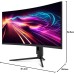 ODYS i27 Monitor - 27-Zoll-Bildschirm im rahmenlosen Design, Full HD, 100 Hz, mit HDR, IPS Panel, FreeSync, HDMI, USB-C, 3,5mm Audio