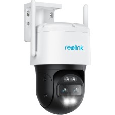 Reolink 4K 8MP Wi-Fi 6 PTZ Überwachungskamera Aussen mit Dual-Objektiv, Auto-Tracking, Smarte Personen-/Fahrzeug-/Haustiererkennung, 6X Hybrid-Zoom, Farbnachtsicht, 2-Wege-Audio, Trackmix WiFi