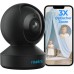 Reolink 5MP PTZ WLAN Überwachungskamera Innen, 2,4/5 GHz WiFi Baby Monitor mit Mensch/Haustiererkennung, Auto-Tracking, 3X Optischem Zoom, Heimüberwachungskamera für Ältere Kids, 2-Wege-Audio, E1 Zoom