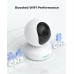 Reolink 5MP PTZ WLAN Überwachungskamera Innen, 2,4/5 GHz WiFi Baby Monitor mit Mensch/Haustiererkennung, Auto-Tracking, 3X Optischem Zoom, Heimüberwachungskamera für Ältere Kids, 2-Wege-Audio, E1 Zoom